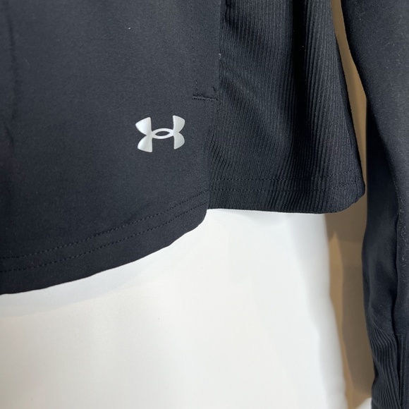 Under Armour Jacket Fitted Running Long Sleeve Black - Picture 3 of 6